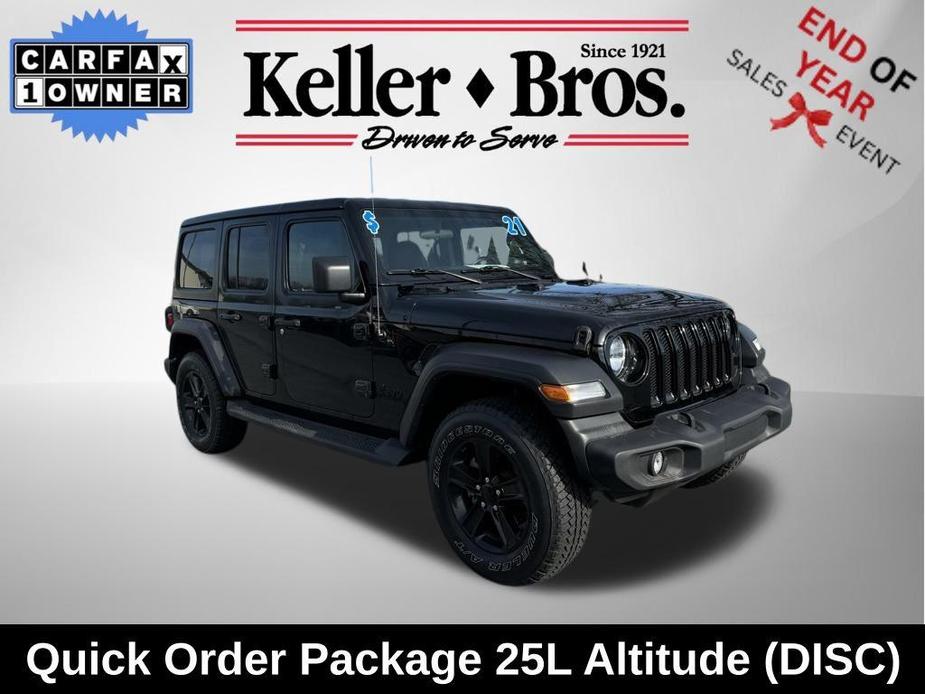 used 2021 Jeep Wrangler Unlimited car, priced at $34,966