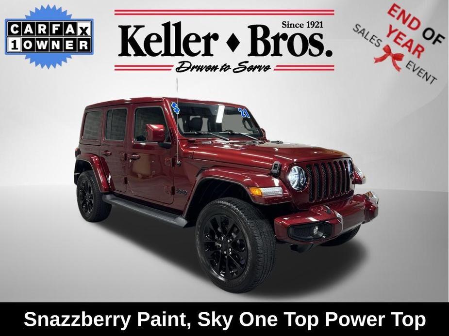 used 2021 Jeep Wrangler Unlimited car, priced at $38,992