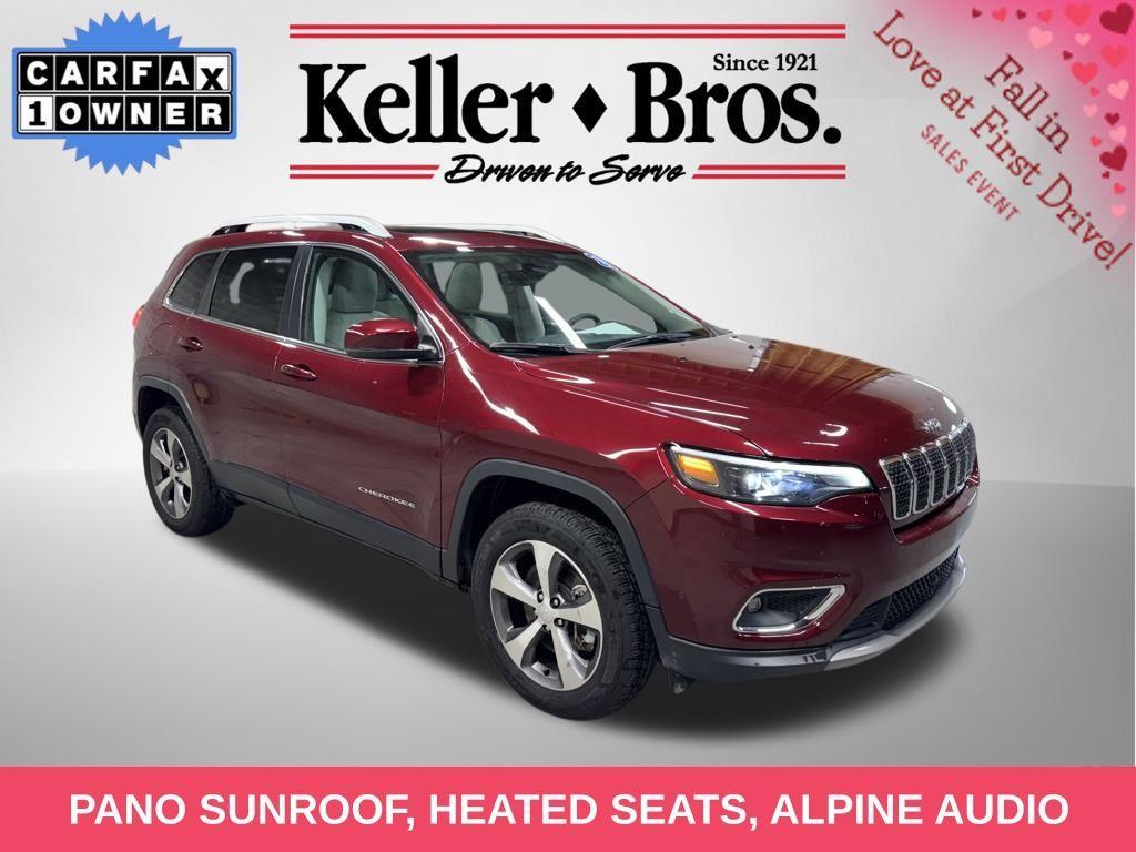 used 2021 Jeep Cherokee car, priced at $28,443