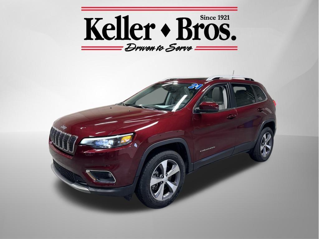 used 2021 Jeep Cherokee car, priced at $28,443