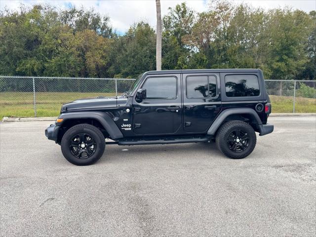 used 2021 Jeep Wrangler Unlimited car, priced at $23,999