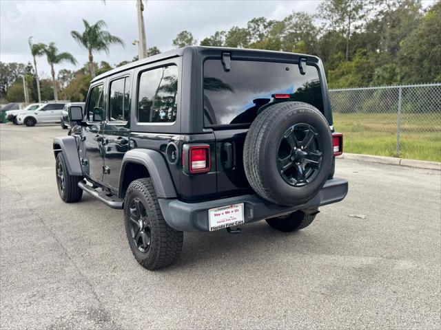 used 2021 Jeep Wrangler Unlimited car, priced at $23,999