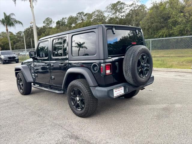 used 2021 Jeep Wrangler Unlimited car, priced at $23,999