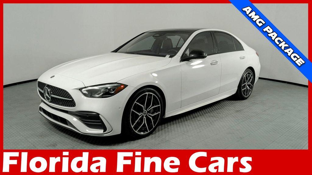 used 2022 Mercedes-Benz C-Class car, priced at $29,299