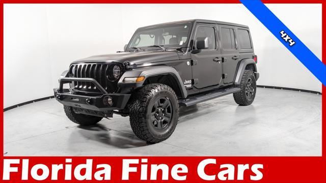 used 2020 Jeep Wrangler Unlimited car, priced at $22,499