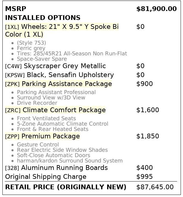 used 2024 BMW X7 car, priced at $51,099