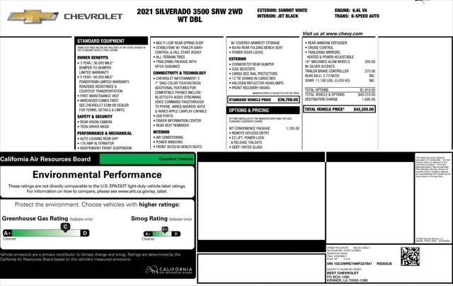 used 2021 Chevrolet Silverado 3500 car, priced at $31,799