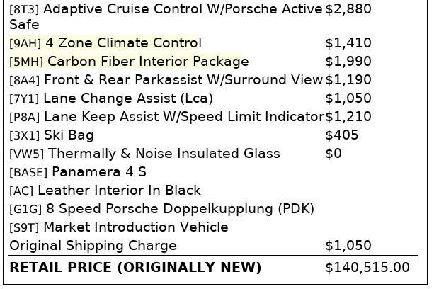 used 2017 Porsche Panamera car, priced at $32,399