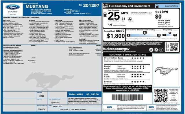 used 2016 Ford Mustang car, priced at $14,699