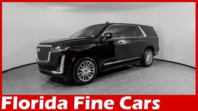 used 2022 Cadillac Escalade ESV car, priced at $49,999