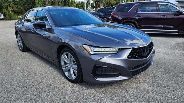 used 2021 Acura TLX car, priced at $23,999