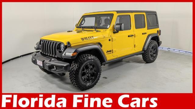 used 2021 Jeep Wrangler car, priced at $29,799