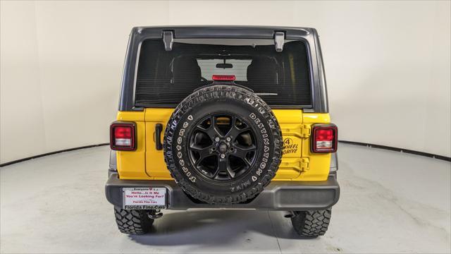 used 2021 Jeep Wrangler car, priced at $30,499