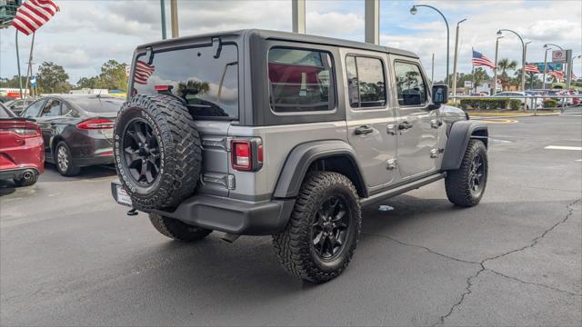 used 2020 Jeep Wrangler Unlimited car, priced at $23,899