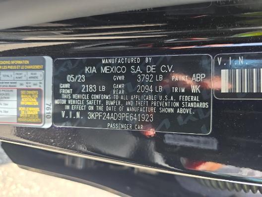 used 2023 Kia Forte car, priced at $15,499