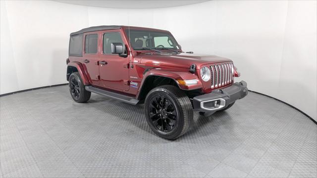 used 2021 Jeep Wrangler Unlimited 4xe car, priced at $29,699