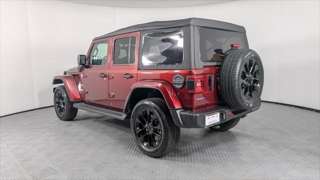 used 2021 Jeep Wrangler Unlimited 4xe car, priced at $29,699