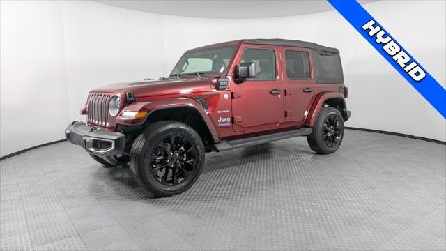 used 2021 Jeep Wrangler Unlimited 4xe car, priced at $29,699