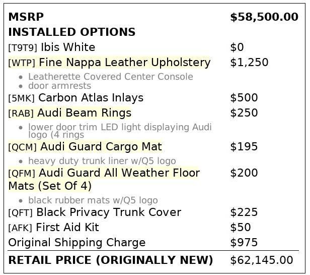 used 2018 Audi SQ5 car, priced at $18,899