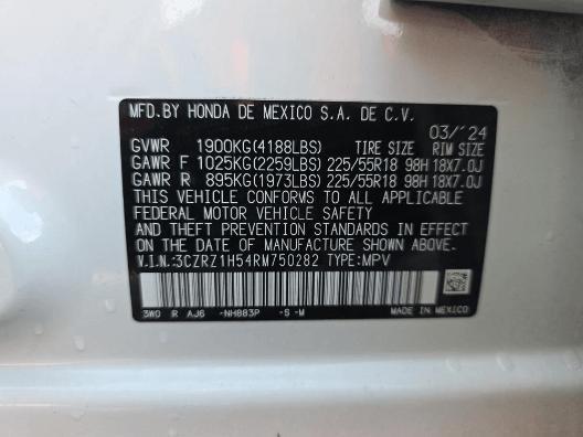 used 2024 Honda HR-V car, priced at $21,999