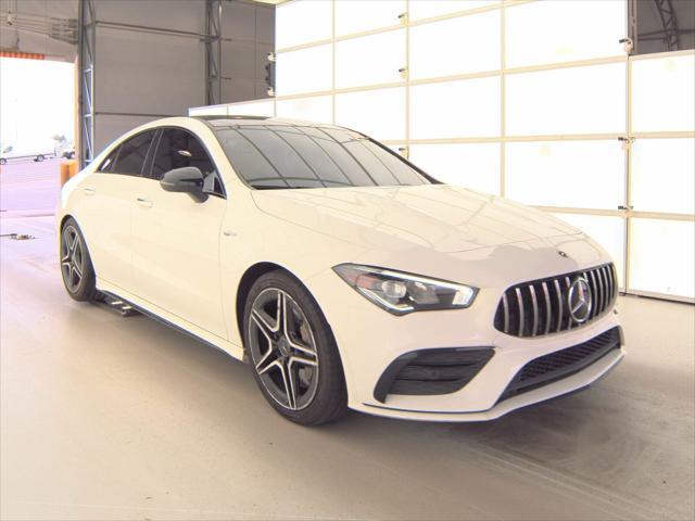 used 2021 Mercedes-Benz AMG CLA 35 car, priced at $27,999