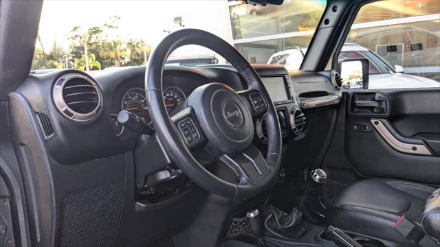 used 2017 Jeep Wrangler Unlimited car, priced at $19,299