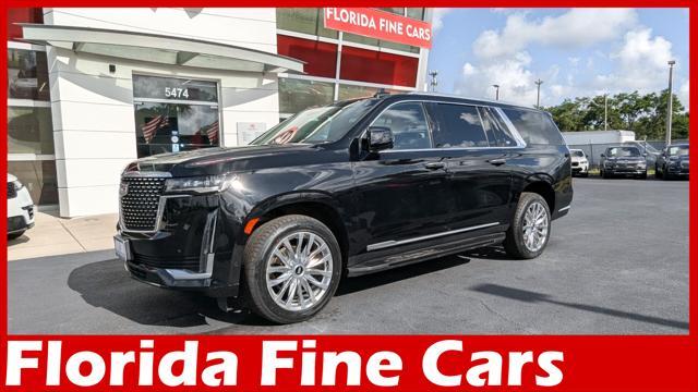 used 2022 Cadillac Escalade ESV car, priced at $52,999