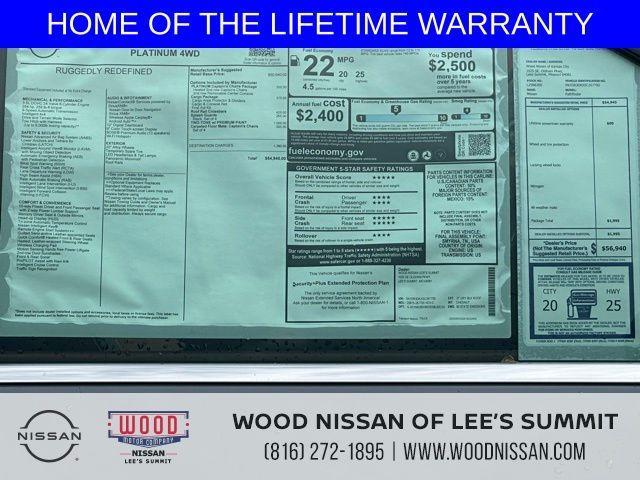 new 2025 Nissan Pathfinder car, priced at $50,494