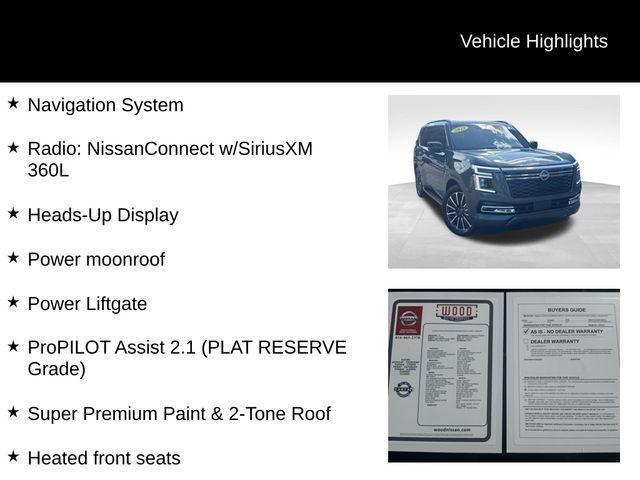 used 2025 Nissan Armada car, priced at $78,988