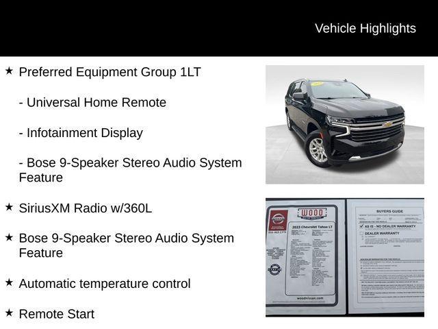 used 2023 Chevrolet Tahoe car, priced at $51,961