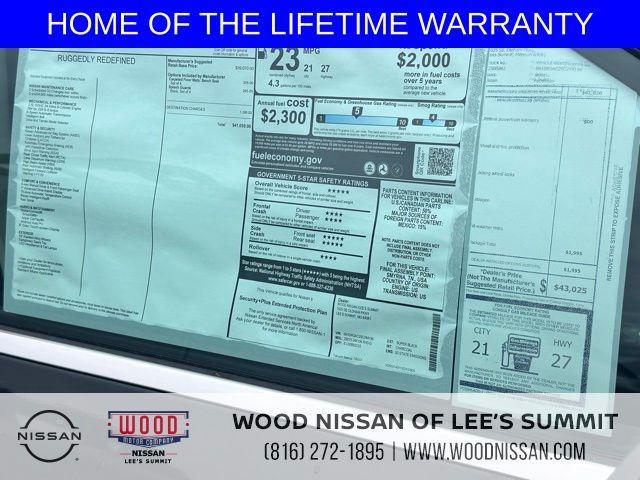 new 2025 Nissan Pathfinder car, priced at $37,527