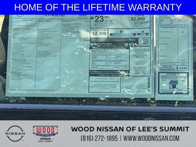 new 2026 Nissan Murano car, priced at $46,959