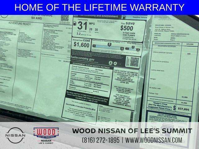new 2026 Nissan Rogue car, priced at $31,587