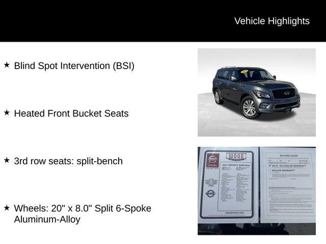used 2017 INFINITI QX80 car, priced at $15,899