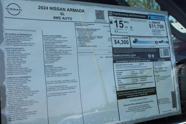 new 2024 Nissan Armada car, priced at $59,018