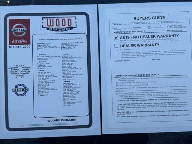 used 2018 Toyota Highlander car, priced at $22,855