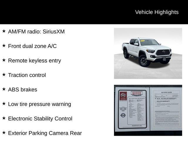 used 2021 Toyota Tacoma car, priced at $36,946