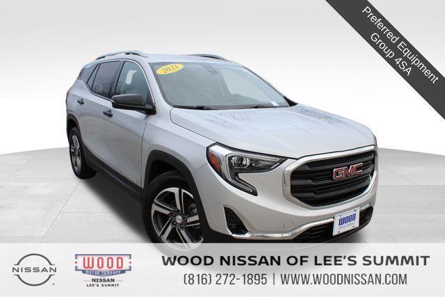 used 2021 GMC Terrain car, priced at $18,987