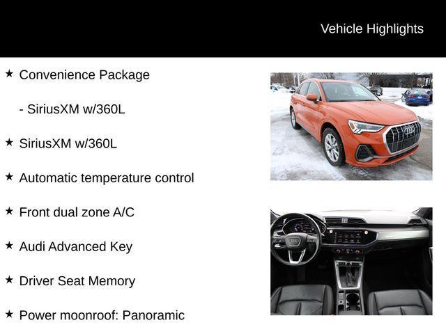 used 2023 Audi Q3 car, priced at $25,988