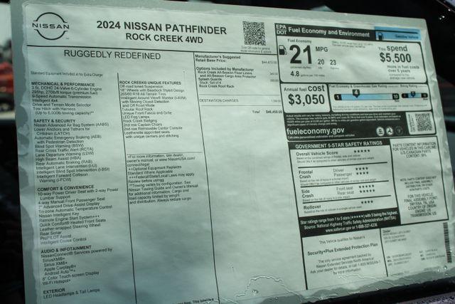 new 2024 Nissan Pathfinder car, priced at $40,451