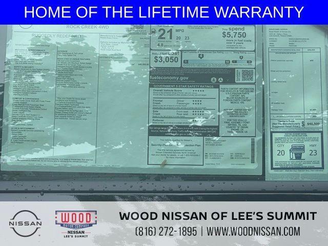new 2025 Nissan Pathfinder car, priced at $42,654