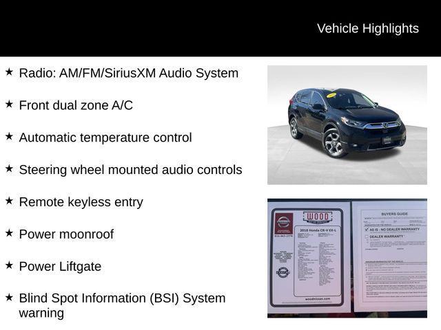 used 2018 Honda CR-V car, priced at $19,889