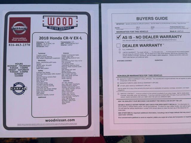 used 2018 Honda CR-V car, priced at $19,889