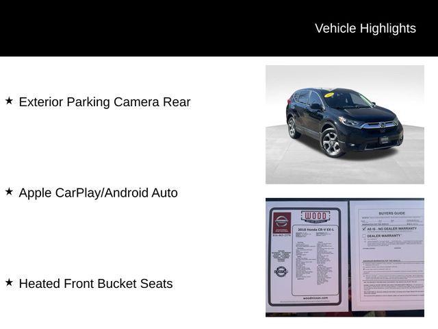 used 2018 Honda CR-V car, priced at $19,889
