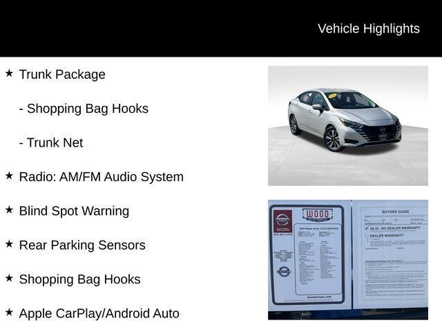 used 2025 Nissan Versa car, priced at $19,488