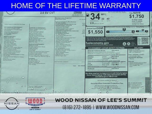 new 2025 Nissan Sentra car, priced at $25,264