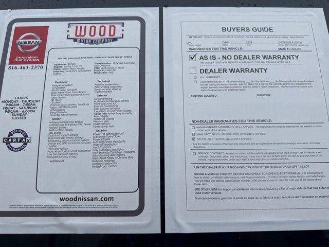 used 2020 GMC Yukon car, priced at $37,995