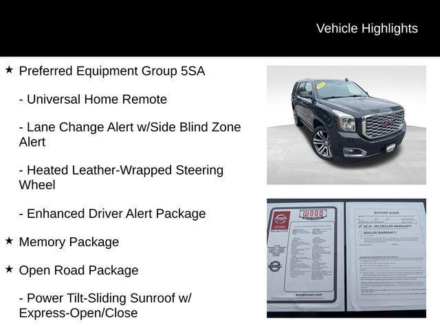 used 2020 GMC Yukon car, priced at $37,995