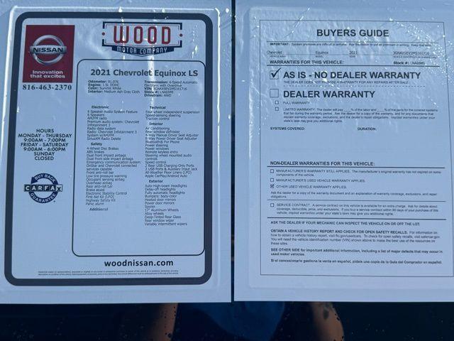 used 2021 Chevrolet Equinox car, priced at $14,733