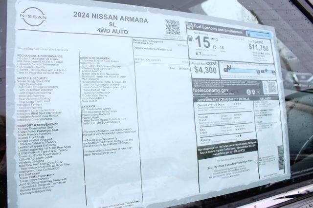 new 2024 Nissan Armada car, priced at $55,099